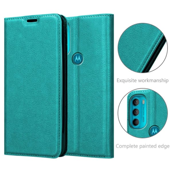 Motorola MOTO G71 5G Fodral Skal Plånboksfodral Case med magnetisk stängning, ståfunktion och kortficka