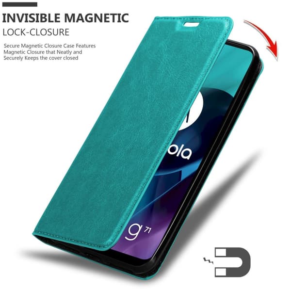 Motorola MOTO G71 5G Fodral Skal Plånboksfodral Case med magnetisk stängning, ståfunktion och kortficka