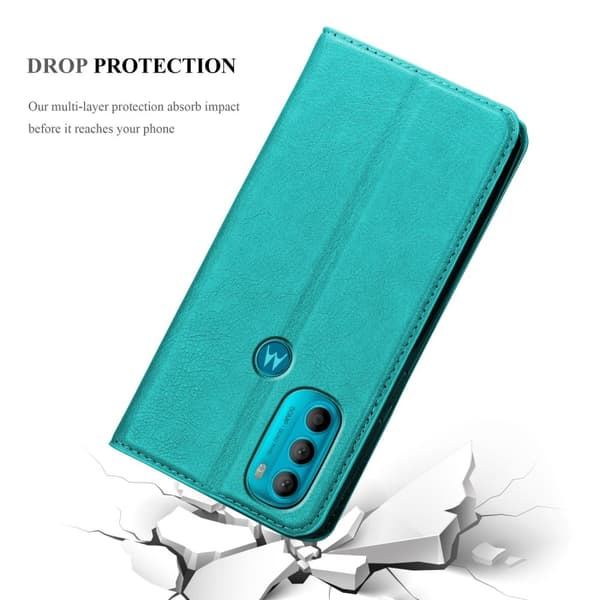 Motorola MOTO G71 5G Fodral Skal Plånboksfodral Case med magnetisk stängning, ståfunktion och kortficka
