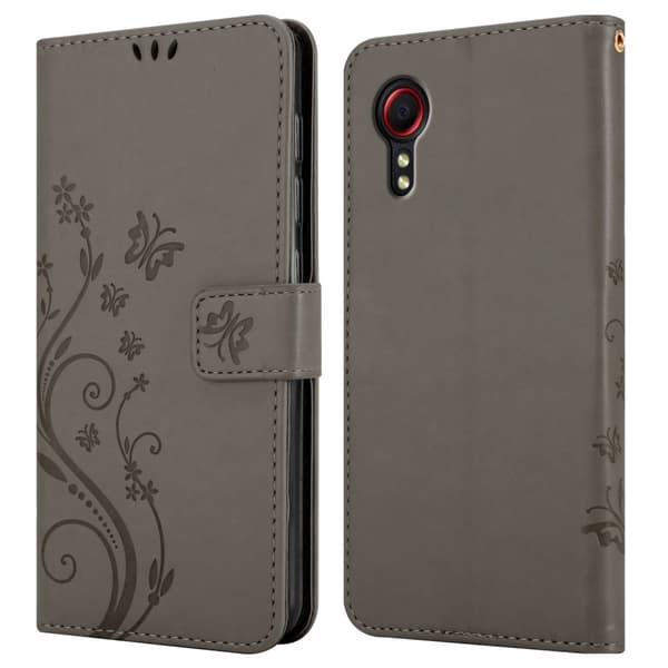 Samsung Galaxy XCover 5 Pungetui Cover Blomster ()