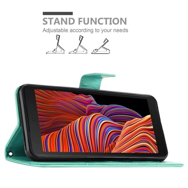 Samsung Galaxy XCover 5 Pungetui Cover Blomster ()
