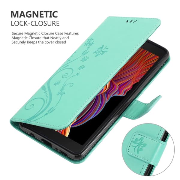 Samsung Galaxy XCover 5 Pungetui Cover Blomster ()