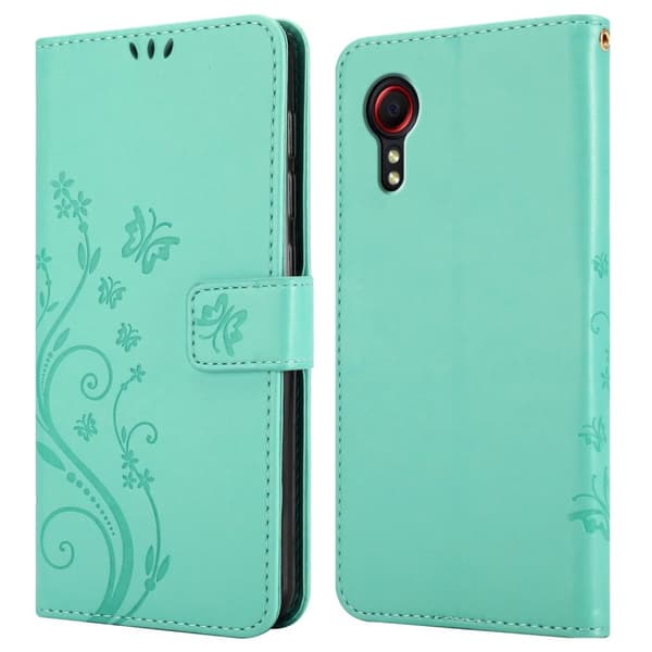 Samsung Galaxy XCover 5 Pungetui Cover Blomster ()