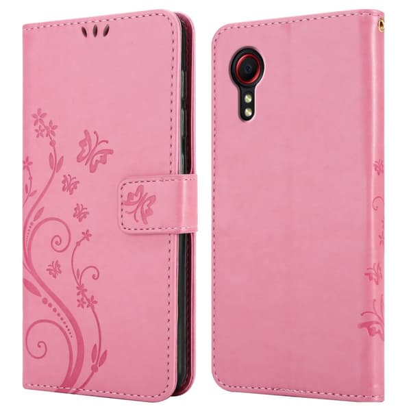 Samsung Galaxy XCover 5 Pungetui Cover Blomster ()