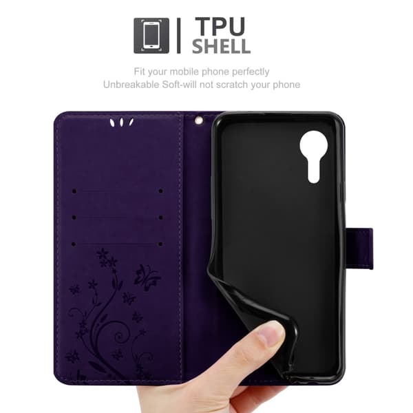 Samsung Galaxy XCover 5 Pungetui Cover Blomster ()
