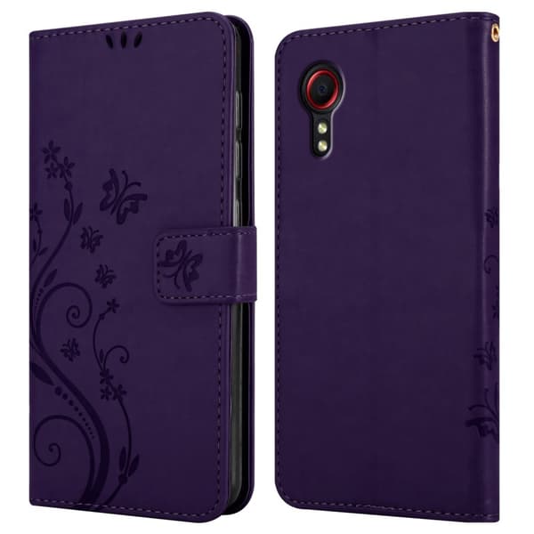 Samsung Galaxy XCover 5 Pungetui Cover Blomster ()