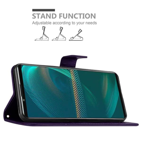 Sony Xperia 5 III Pungetui Cover Blomster ()