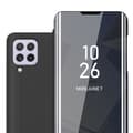 Miniatyrbilde 1 av 7: Etui for Samsung Galaxy A22 4G / M22 / M32 4G Deksel Clear View Mirror Beskyttelsesetui med stativfunksjon 360 graders beskyttelse