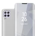 Miniatyrbilde 1 av 7: Etui for Samsung Galaxy A22 4G / M22 / M32 4G Deksel Clear View Mirror Beskyttelsesetui med stativfunksjon 360 graders beskyttelse