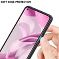 Miniatyrbild 4 av 6: Xiaomi Mi 11 LITE (4G / 5G) / 11 LITE NE Skal Fodral i två färger av TPU-silikon och baksida av härdat glas Case Cover Mobilskydd