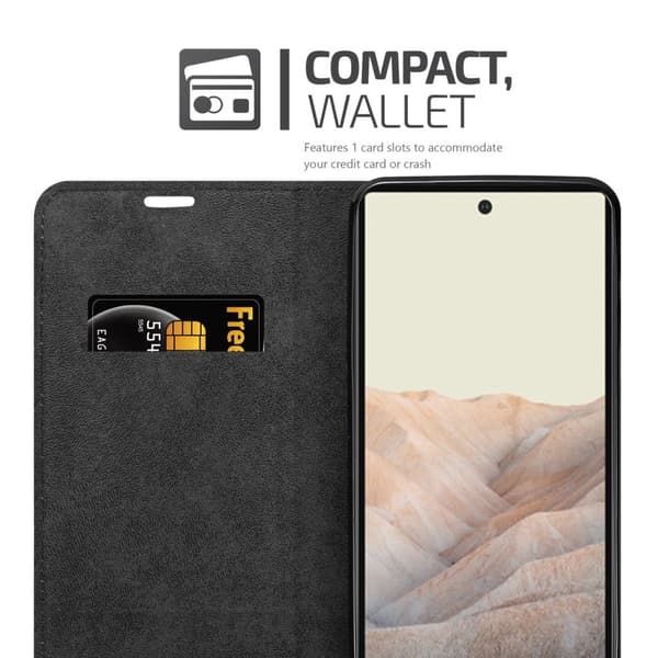 Google PIXEL 6 Fodral Skal Plånboksfodral Case med magnetisk stängning, ståfunktion och kortficka