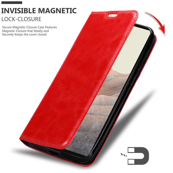 Google PIXEL 6 Fodral Skal Plånboksfodral Case med magnetisk stängning, ståfunktion och kortficka
