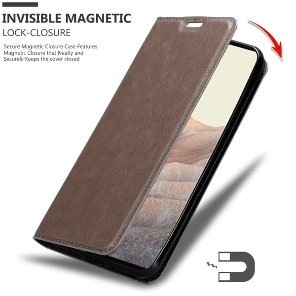 Google PIXEL 6 PRO Suojakotelo Suojakuori Lompakkokotelo Matkapuhelinkotelo jossa magneettisuljenta, jalusta-toiminto ja korttitasku