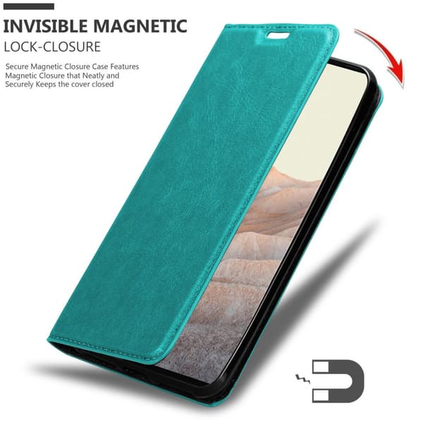 Google PIXEL 6 PRO Suojakotelo Suojakuori Lompakkokotelo Matkapuhelinkotelo jossa magneettisuljenta, jalusta-toiminto ja korttitasku