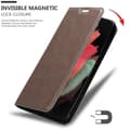 Pikkukuva 7 / 9: Samsung Galaxy S22 ULTRA Suojakotelo Suojakuori Lompakkokotelo Matkapuhelinkotelo jossa magneettisuljenta, jalusta-toiminto ja korttitasku