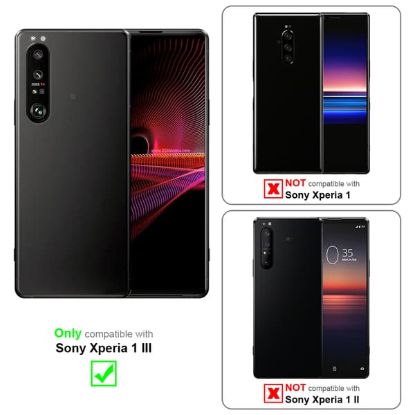 Deksel til Sony Xperia 1 III Lommebokdeksel i blomster design med magnetisk lukking, stativfunksjon og kortplasser