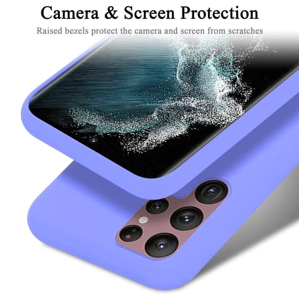 Deksel til Samsung Galaxy S22 ULTRA Silikondeksel TPU Case Cover