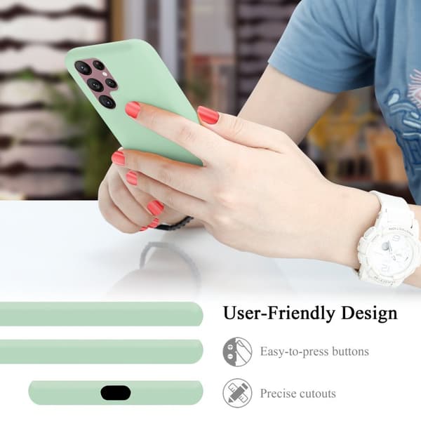 Deksel til Samsung Galaxy S22 ULTRA Silikondeksel TPU Case Cover