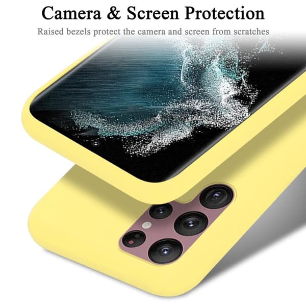 Deksel til Samsung Galaxy S22 ULTRA Silikondeksel TPU Case Cover