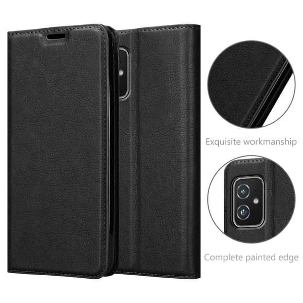 Asus ZenFone 8 Suojakotelo Suojakuori Lompakkokotelo Matkapuhelinkotelo jossa magneettisuljenta, jalusta-toiminto ja korttitasku