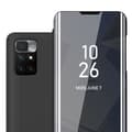 Pikkukuva 1 / 7: Xiaomi RedMi 10 Lompakkokotelo Matkapuhelinkotelo Suojakuori Clear View Mirror Suojakotelo jalusta toiminto 360 asteen suojaus