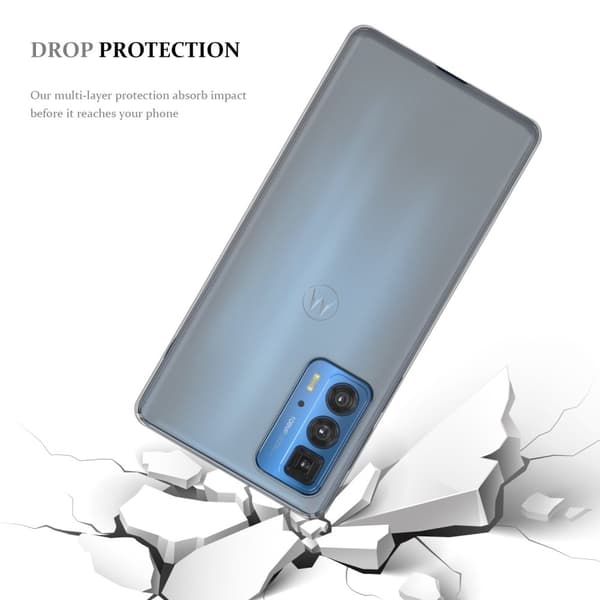 Motorola EDGE 20 PRO / EDGE S PRO Skal Skal Fodral av flexibelt TPU-silikon Mobilskydd