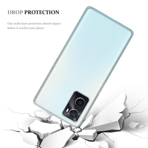 Oppo A36 / A76 / A96 4G / K10 4G / Realme 9i Skal Skal Fodral av flexibelt TPU-silikon Mobilskydd