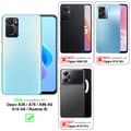 Miniatyrbild 2 av 6: Oppo A36 / A76 / A96 4G / K10 4G / Realme 9i Skal Skal Fodral av flexibelt TPU-silikon Mobilskydd