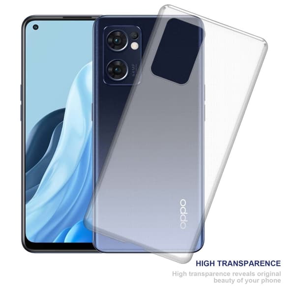 Oppo FIND X5 LITE / Reno7 5G Cover Case Etui (Gennemsigtig)