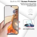 Miniatyrbild 5 av 7: Xiaomi 11T / 11T PRO Fodral Skal 360° Helkroppsskydd Skal på fram och baksidan, skydd runt om med mobilskydd för displayen