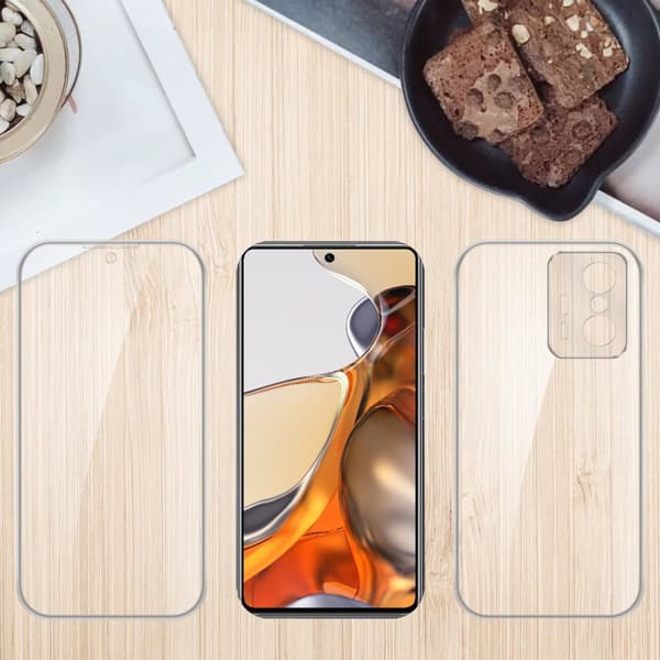 Xiaomi 11T / 11T PRO Fodral Skal 360° Helkroppsskydd Skal på fram och baksidan, skydd runt om med mobilskydd för displayen