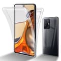 Miniatyrbild 1 av 7: Xiaomi 11T / 11T PRO Fodral Skal 360° Helkroppsskydd Skal på fram och baksidan, skydd runt om med mobilskydd för displayen