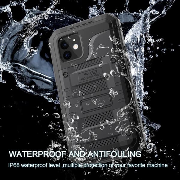 iPhone 12 Etui Outdoor Cover (Sort)