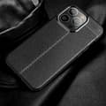 Miniatyrbild 7 av 7: iPhone 13 PRO Skal Fodral Mobilskydd av flexibelt TPU-silikon med ädel läderimitation