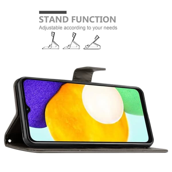 Deksel til Samsung Galaxy A13 5G Lommebokdeksel i blomster design med magnetisk lukking, stativfunksjon og kortplasser