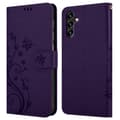 Miniatyrbilde 7 av 7: Deksel til Samsung Galaxy A13 5G Lommebokdeksel i blomster design med magnetisk lukking, stativfunksjon og kortplasser