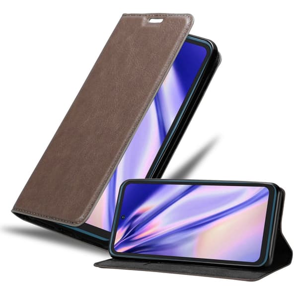 Lommebokdeksel til Nokia XR20 Deksel med magnetisk lukking, stativfunksjon og kortlomme