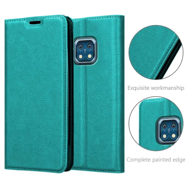Nokia XR20 Fodral Skal Plånboksfodral Case med magnetisk stängning, ståfunktion och kortficka
