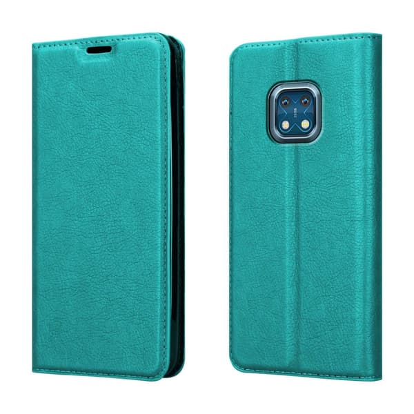 Lommebokdeksel til Nokia XR20 Deksel med magnetisk lukking, stativfunksjon og kortlomme
