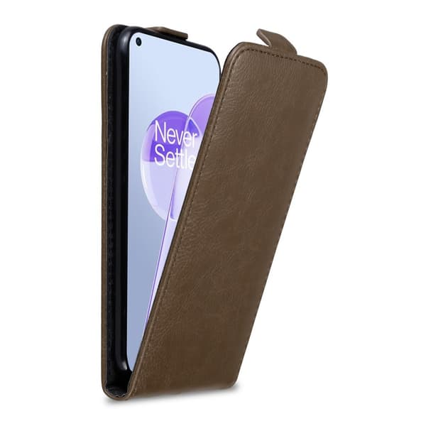 Skyddsfodral för OnePlus 9RT 5G Fodral Skal i flipdesign med magnetisk stängning Case Cover KAFFE BRUN