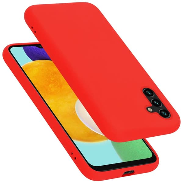 Samsung Galaxy A13 5G Suojakotelo Suojakuori valmistettu joustavasta TPU-silikonista LIQUID PUNAINEN