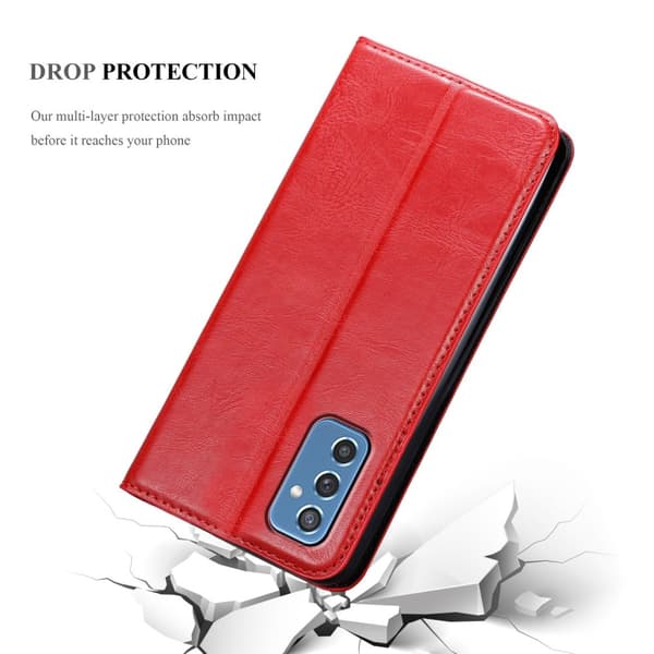 Samsung Galaxy M52 5G Fodral Skal Plånboksfodral Case med magnetisk stängning, ståfunktion och kortficka