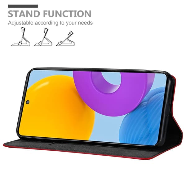 Samsung Galaxy M52 5G Fodral Skal Plånboksfodral Case med magnetisk stängning, ståfunktion och kortficka