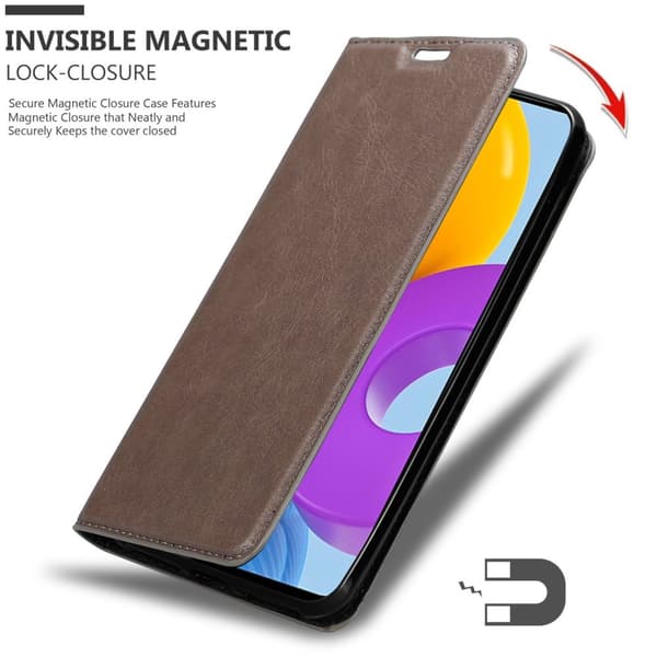 Samsung Galaxy M52 5G Fodral Skal Plånboksfodral Case med magnetisk stängning, ståfunktion och kortficka
