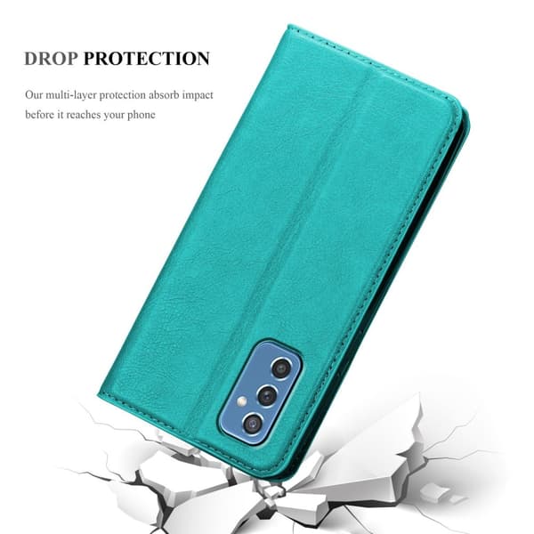 Samsung Galaxy M52 5G Fodral Skal Plånboksfodral Case med magnetisk stängning, ståfunktion och kortficka
