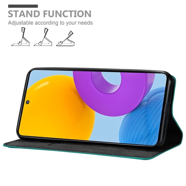 Samsung Galaxy M52 5G Fodral Skal Plånboksfodral Case med magnetisk stängning, ståfunktion och kortficka