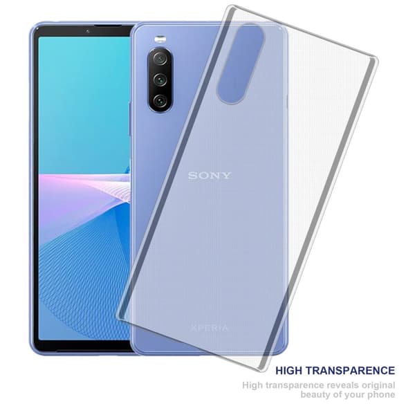 Sony Xperia 10 III Suojakuori Suojakotelo valmistettu joustavasta TPU-silikonista