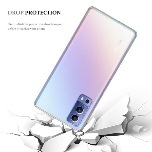 Vivo Y52 5G / Y72 5G Skal Skal Fodral av flexibelt TPU-silikon Mobilskydd