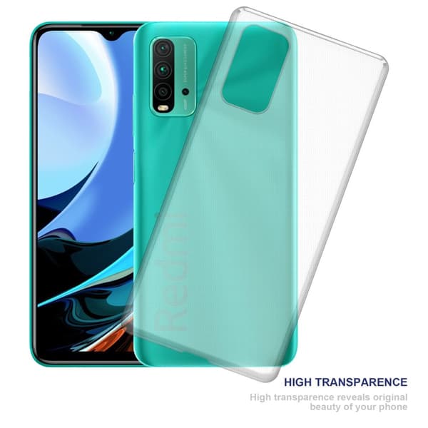 Xiaomi RedMi 9T / POCO M3 Cover Case Etui (Gennemsigtig)