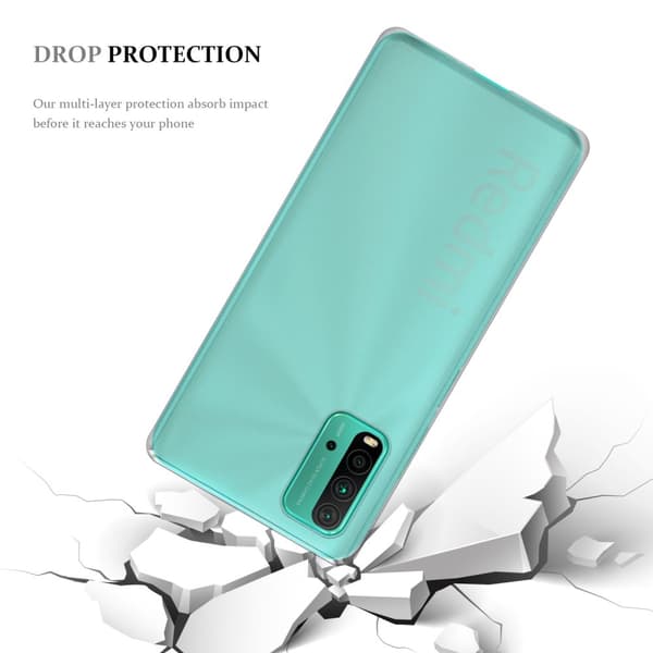 Xiaomi RedMi 9T / POCO M3 Cover Case Etui (Gennemsigtig)